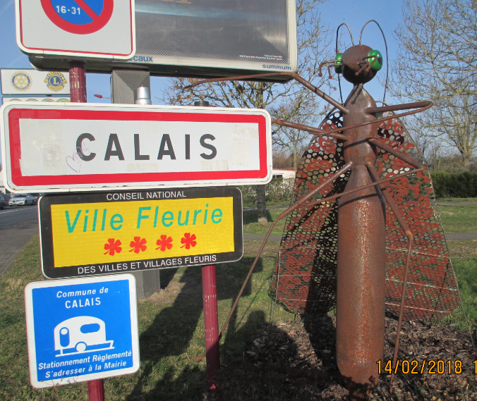 Une des entrées de Calais