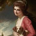 Un joli portrait de Lady Emma  Hamilton née Amy Lyons