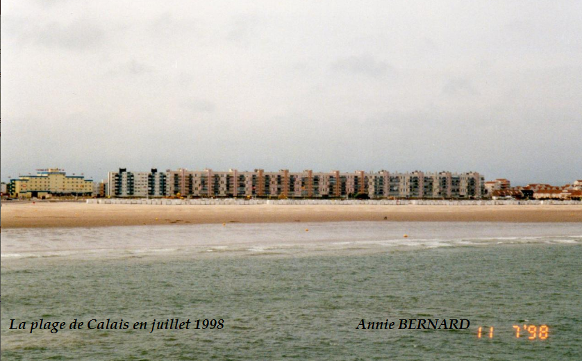 En 1998, le front de mer de Calais