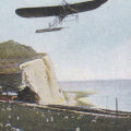 Louis Blériot en avion traverse la Manche le 25/07/1909