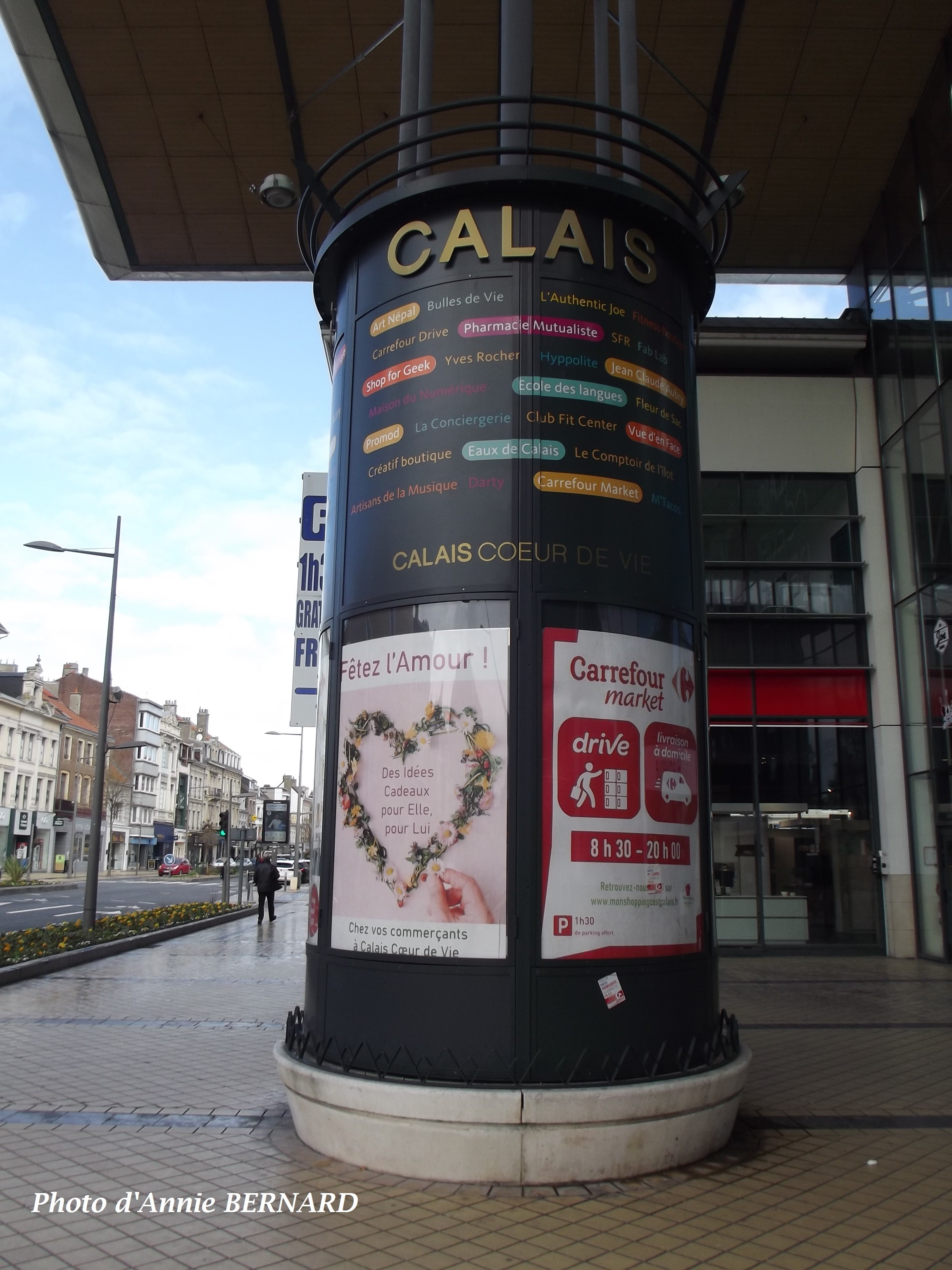 Dans le centre ville de Calais