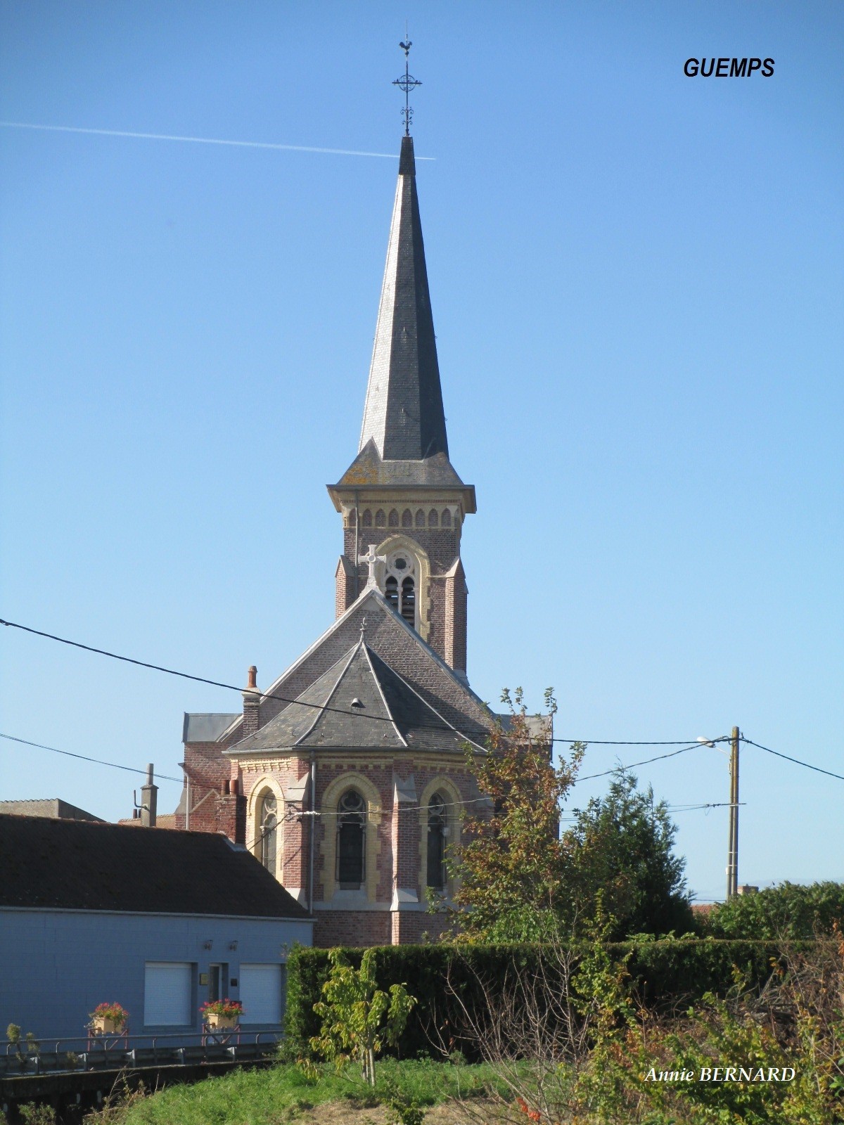 L' église de Guemps