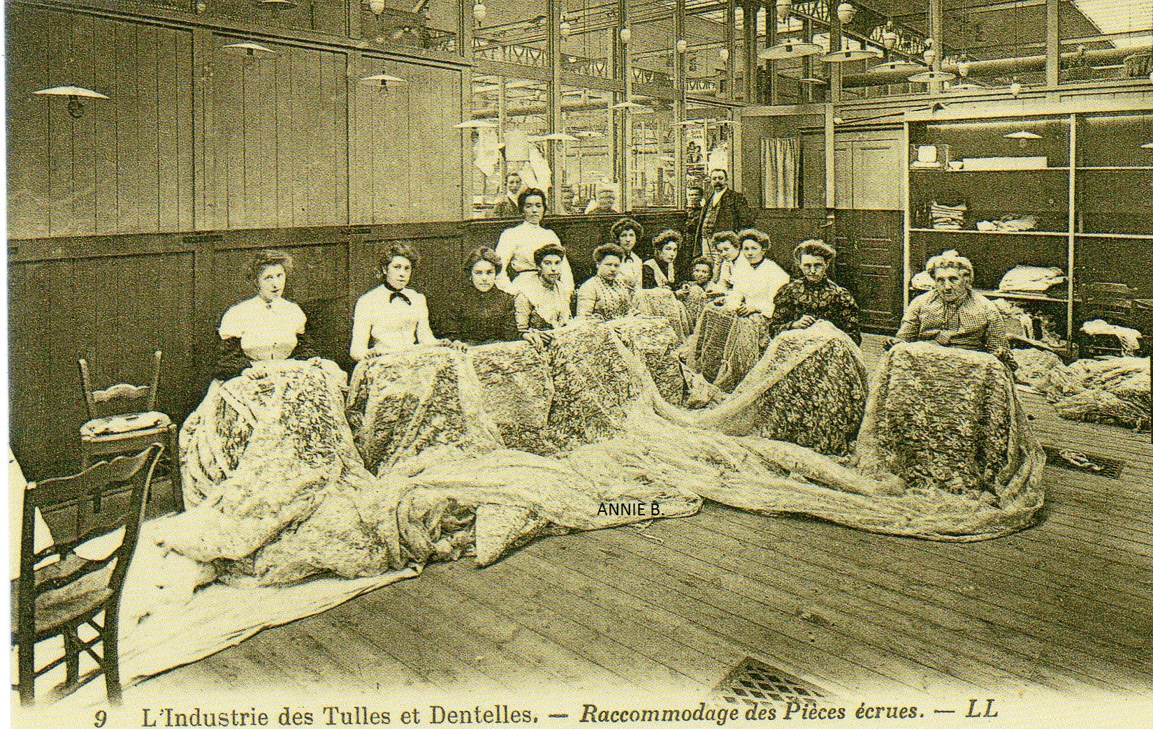  L'industrie de la  dentelle au siècle dernier à Calais