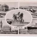 Carte postale ancienne avec Les Six Bourgeois de Calais
