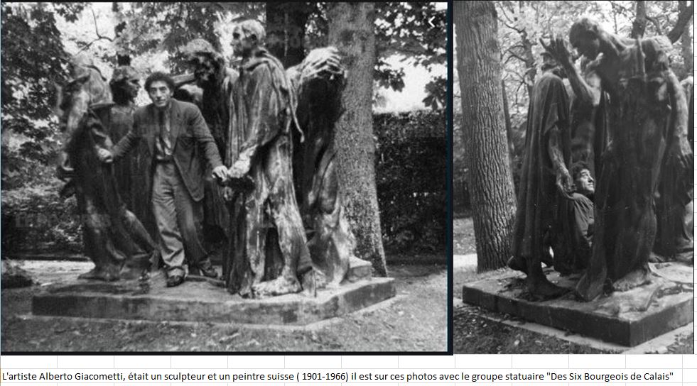 Alberto Giacometti et Les Six Bourgeois de Calais d'Auguste Rodin