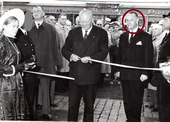 Ancien maire de Calais Jacques Vendroux dans les années 1960