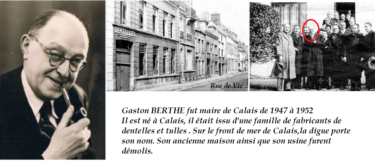 Gaston Berthe ancien maire de Calais