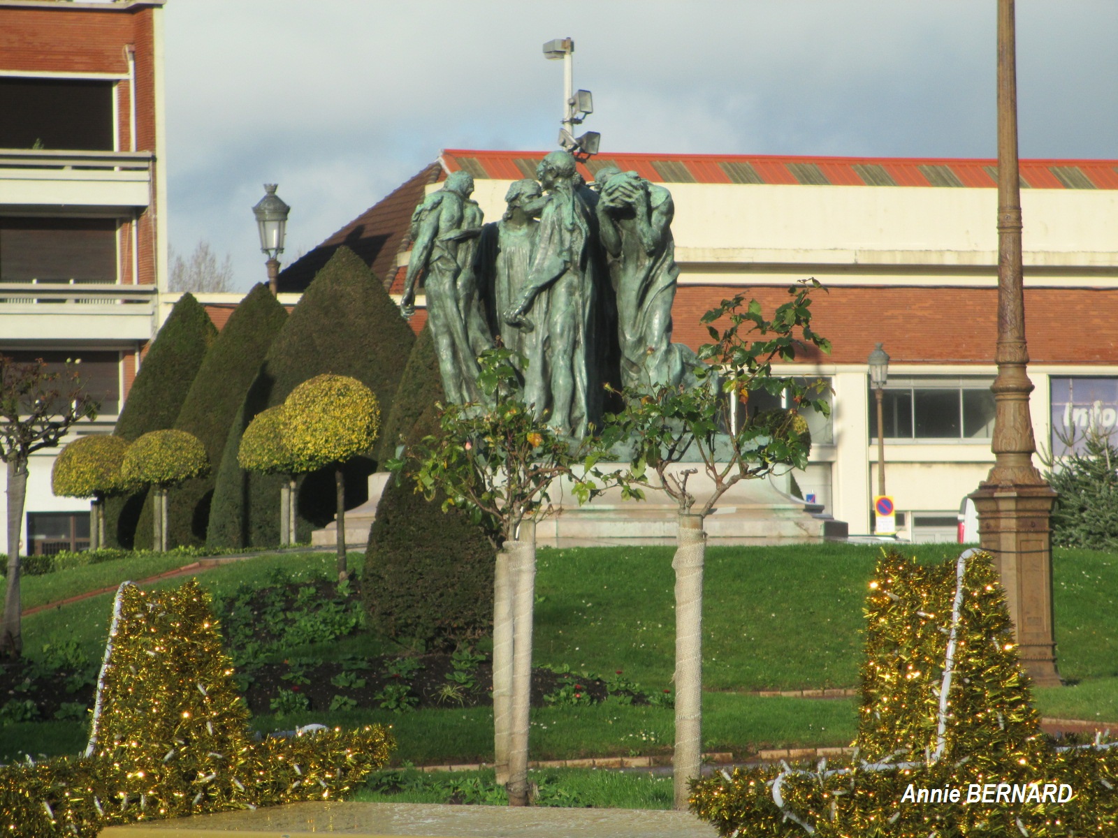 La statue des Six Bourgeois de Calais