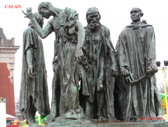 Le groupe des six bourgeois de Calais de Auguste Rodin inauguré en 1895