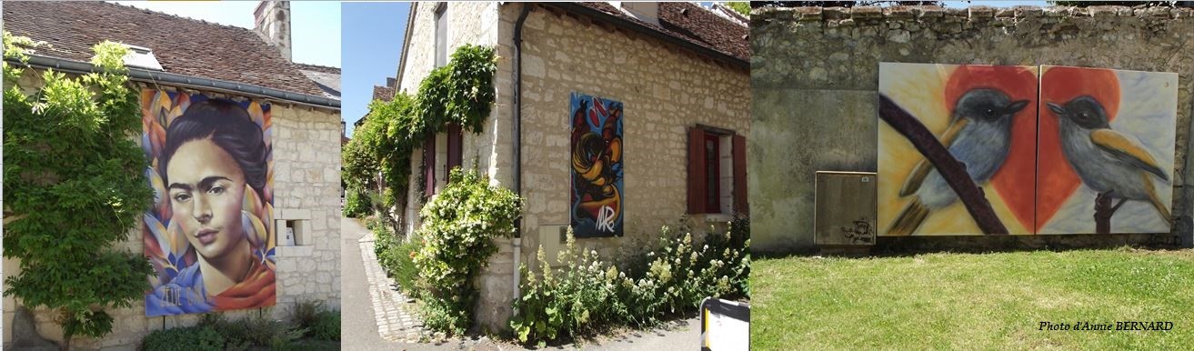 Street art à Crissay sur Manse ( 37) en Touraine