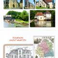 Cartes postales sur Tournon Saint Martin et Néons sur Creuse (36) 