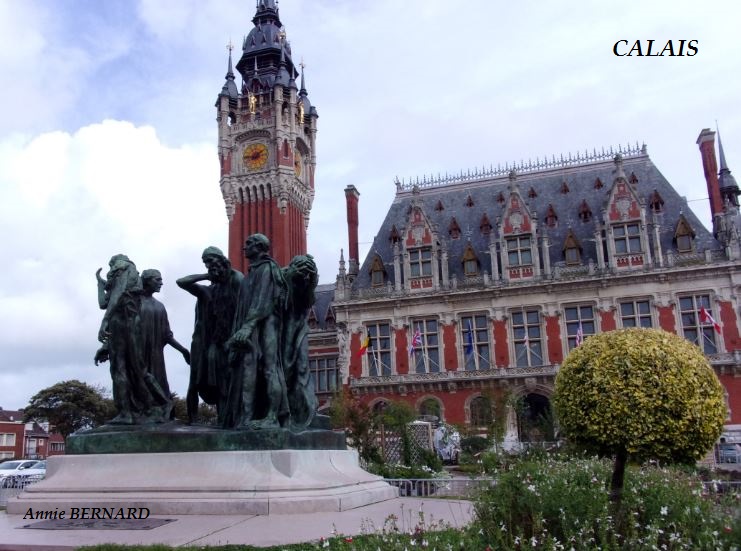 La mairie et les Six Bourgeois de Calais
