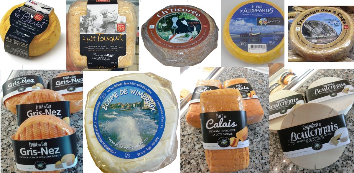 Des fromages de la côte d'Opale