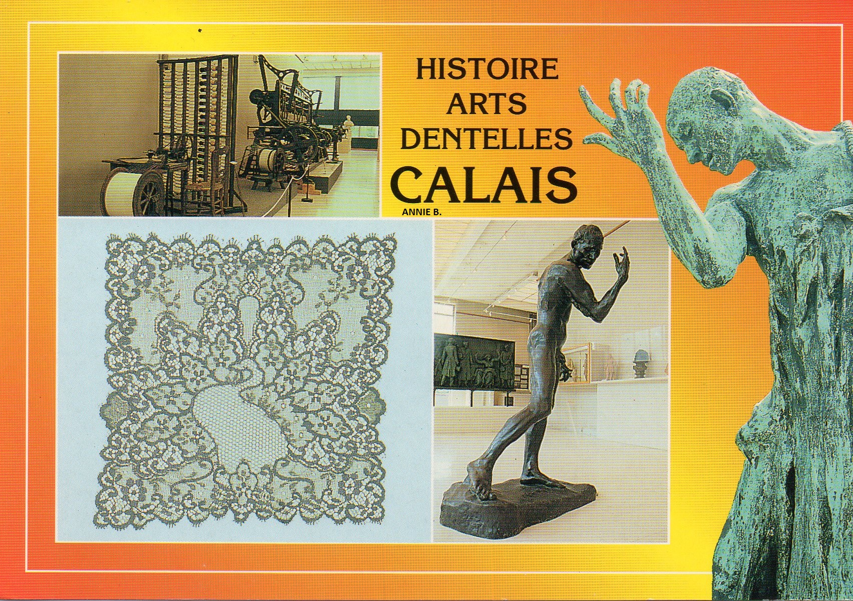 Carte postale sur la Calais de Dentelle
