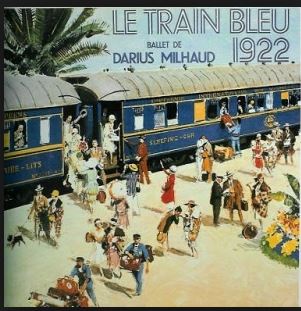 Un ballet sur le train Bleu