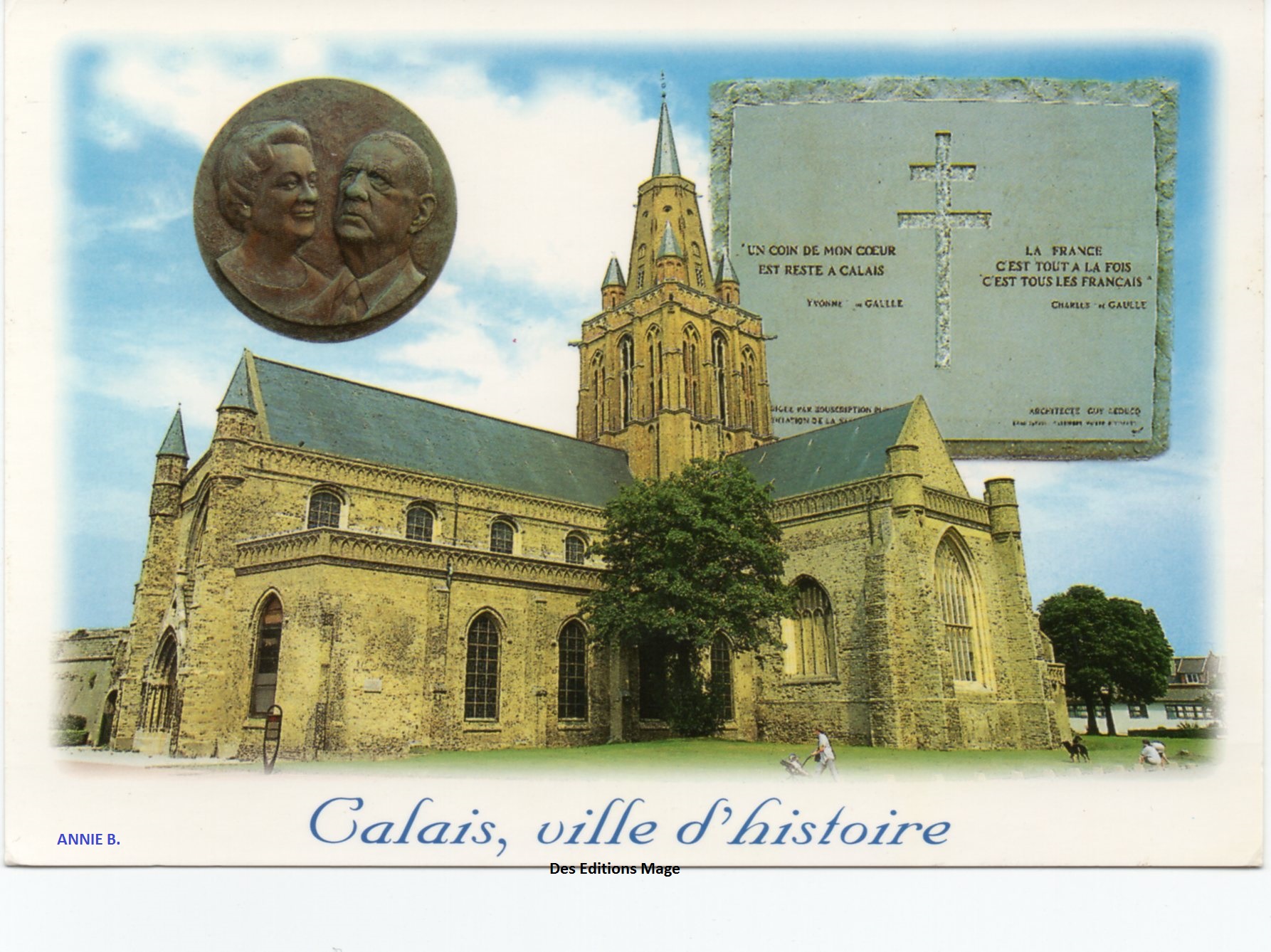 Carte postale sur Notre- Dame