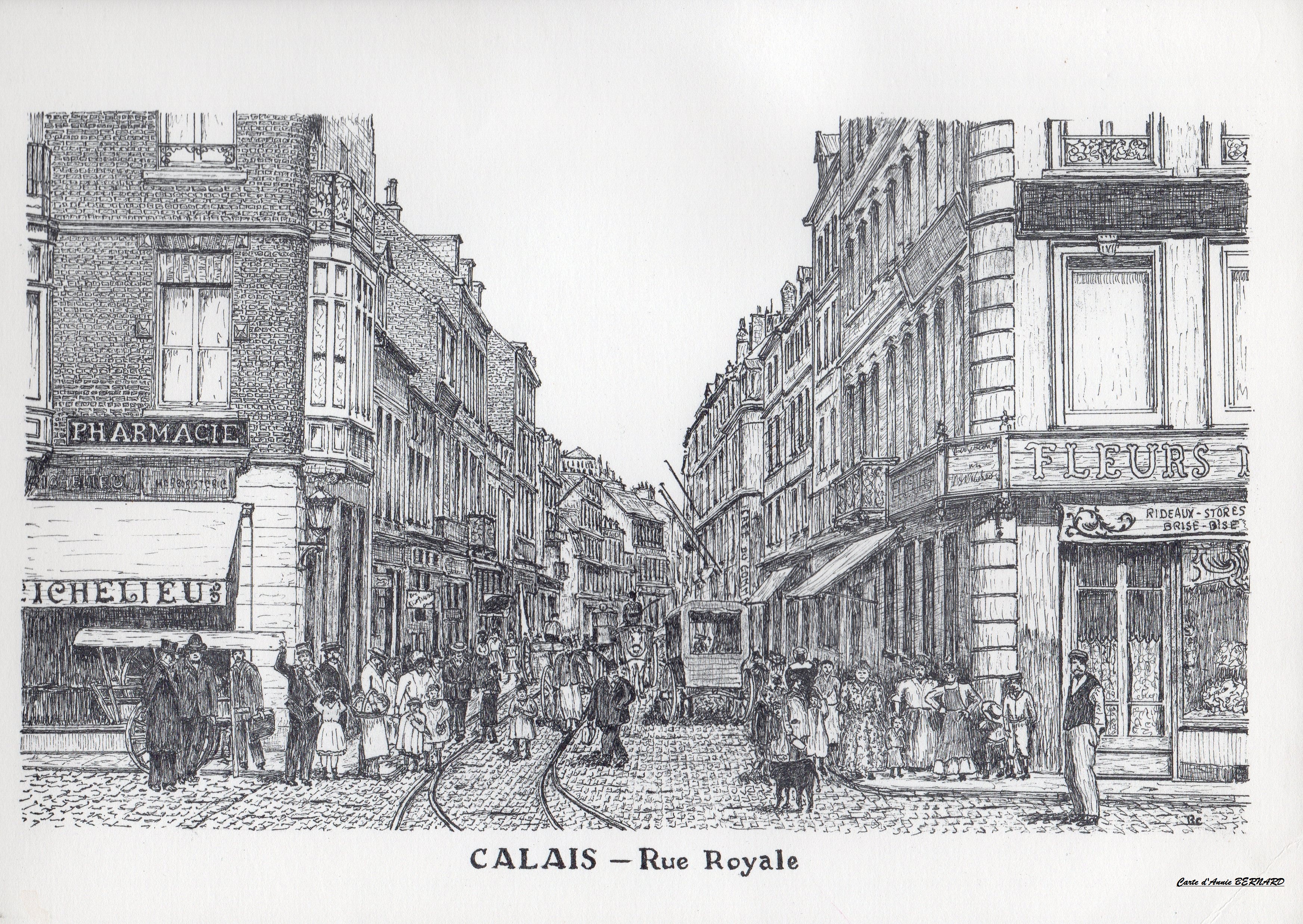  Calais rétro, rue Royale