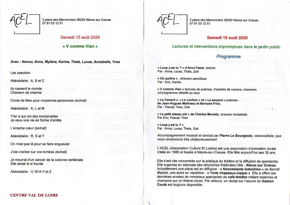 Après-midi récréatif à Néons