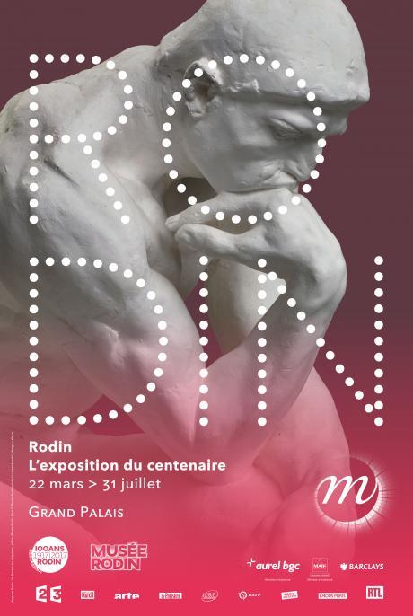 Affiche  Le Penseur de Rodin en 2017