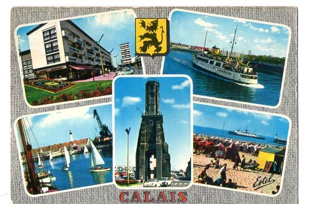 Carte postale de Calais