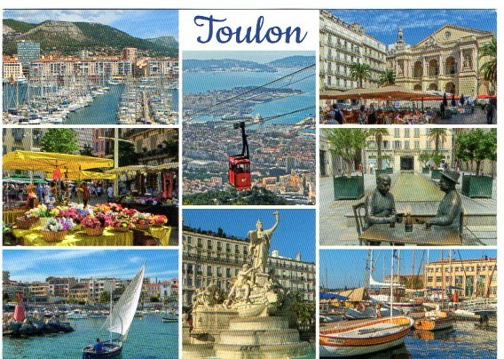 Carte postale de Toulon de 2023