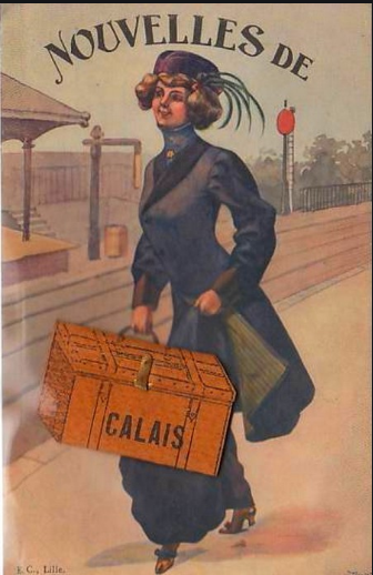 Carte postale ancienne sur Calais