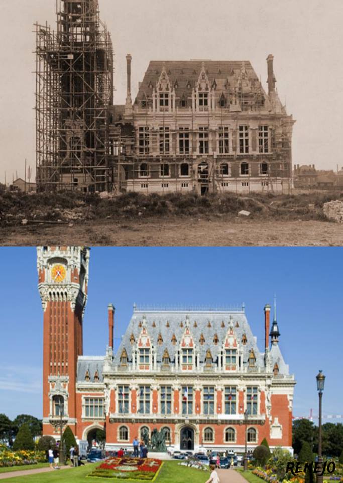 L' Hôtel de ville de Calais hier et aujourd'hui