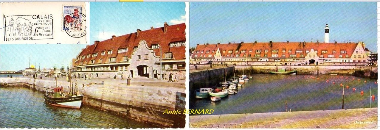 Cartes postales du courgain maritime de Calais