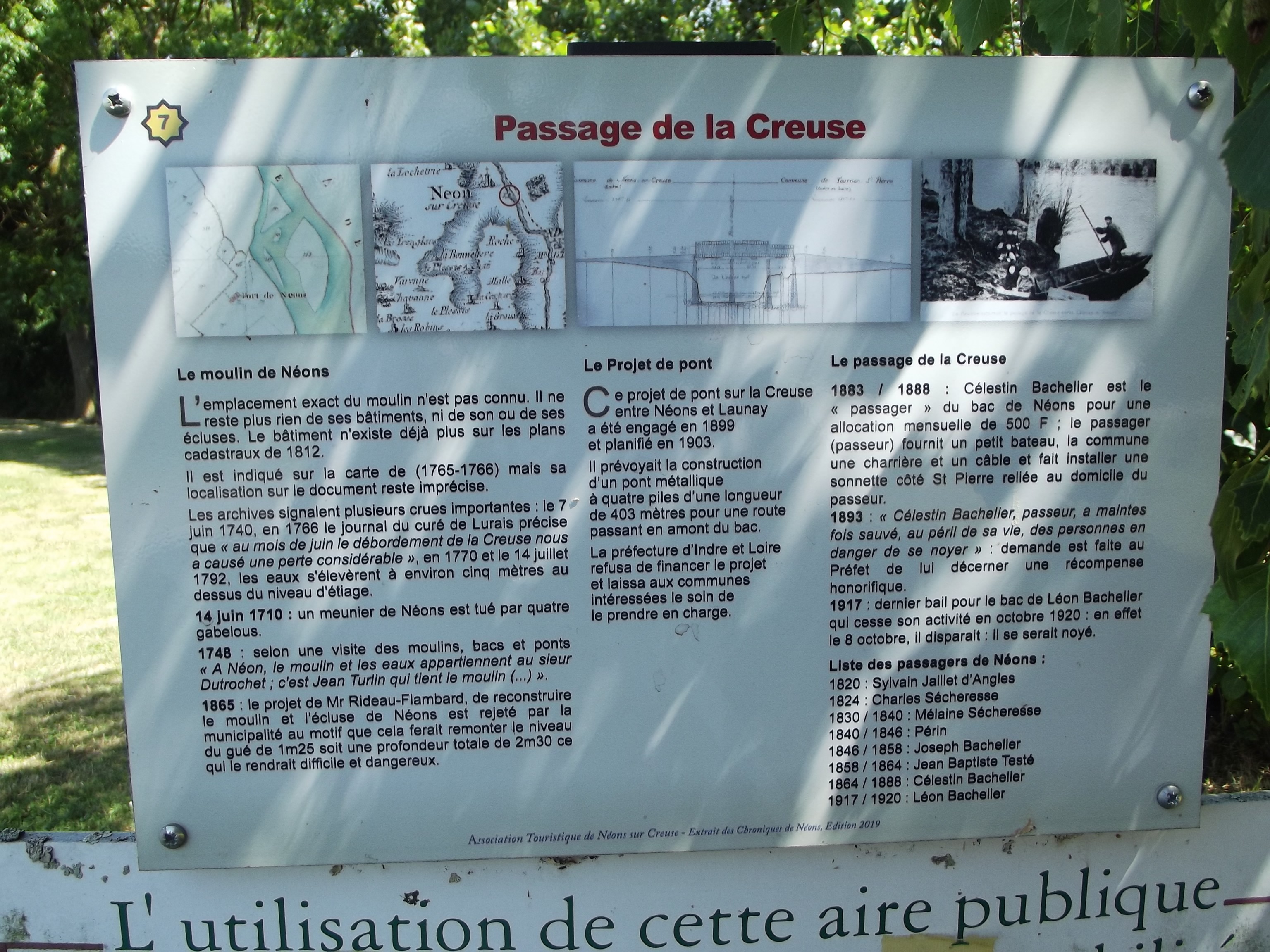 Informations devant la Creuse