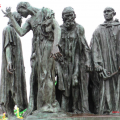 Le groupe des six bourgeois de Calais de Auguste Rodin inauguré en 1895