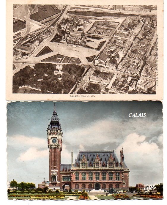 Mairie de Calais , cartes anciennes