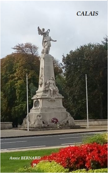 Monument du souvenir français de Calais, de l'architecte D. Ghesquier datant de 1951