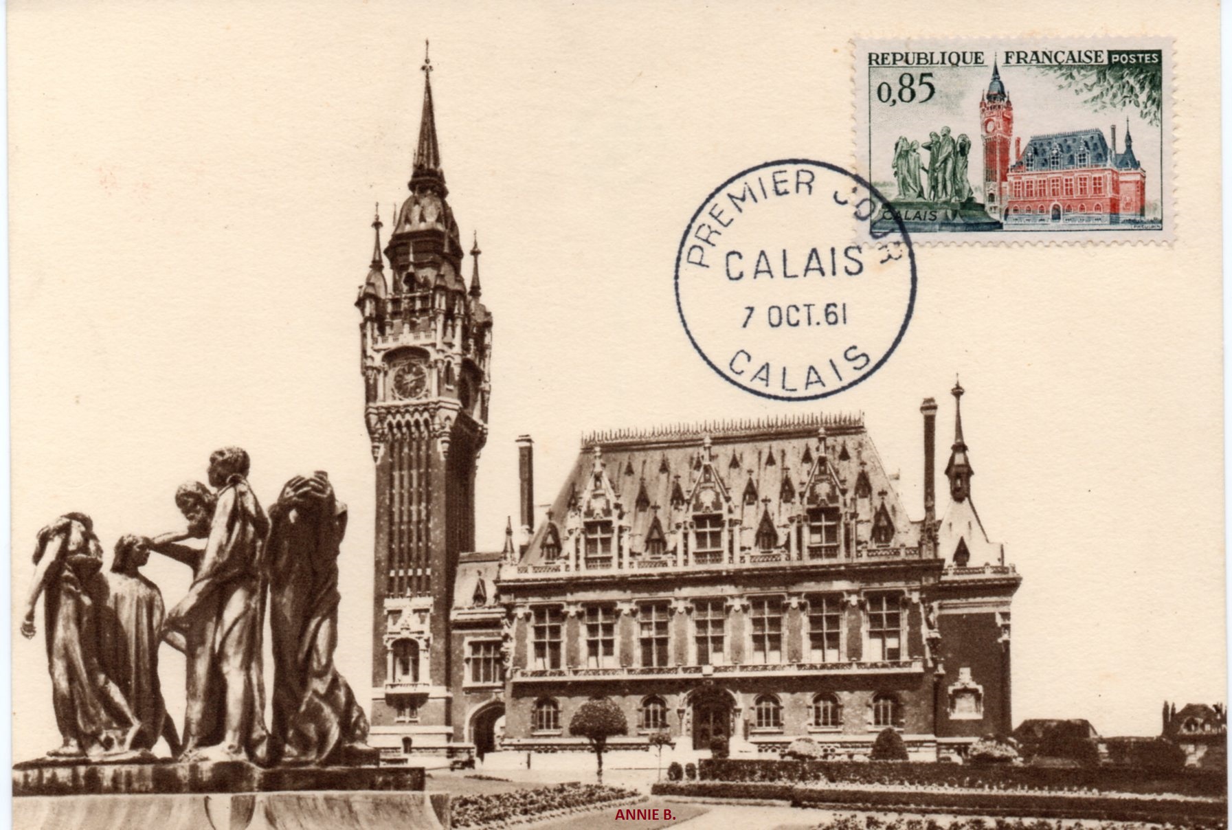Rétro Hôtel de ville de Calais 