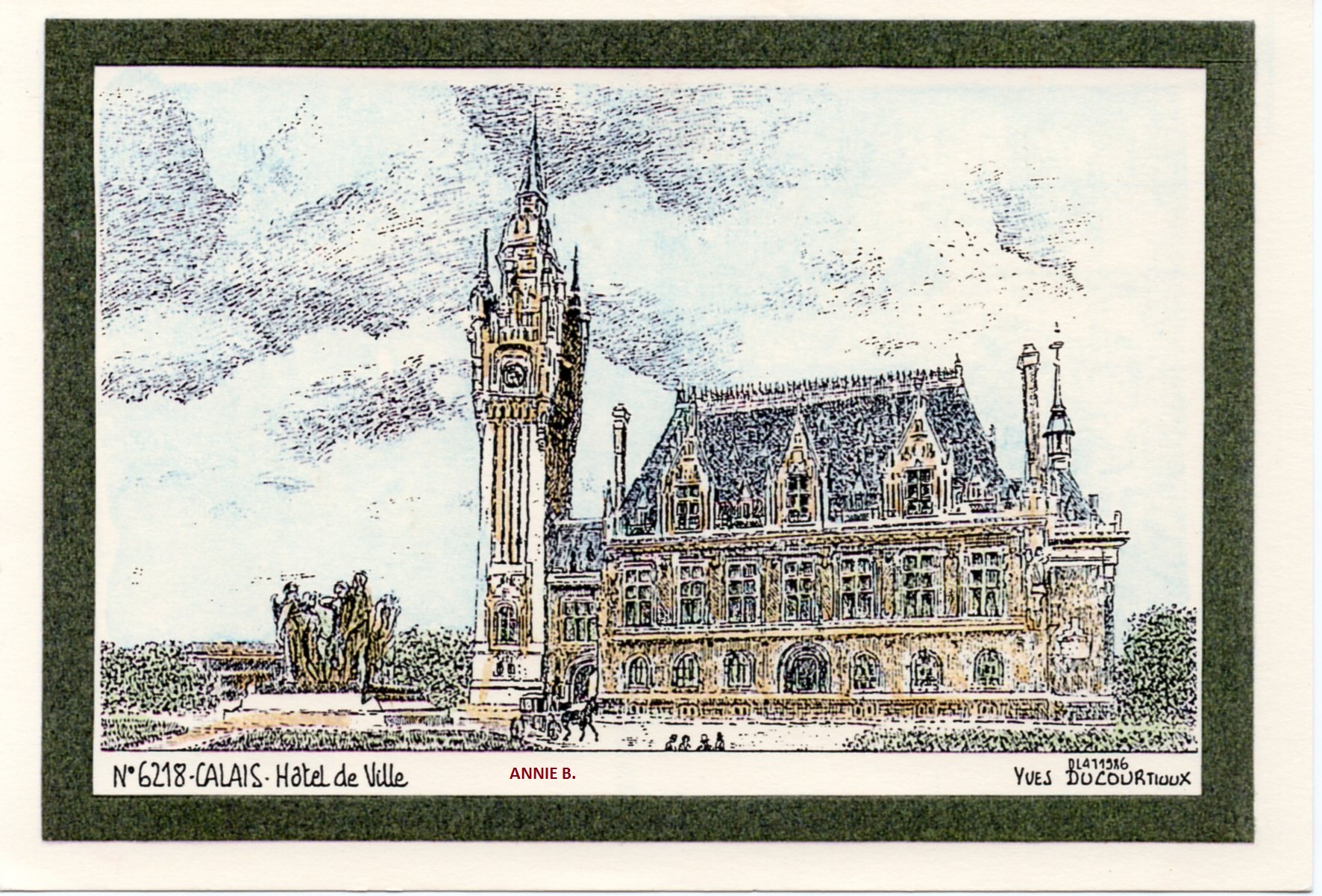 Rétro Hôtel de ville de Calais 