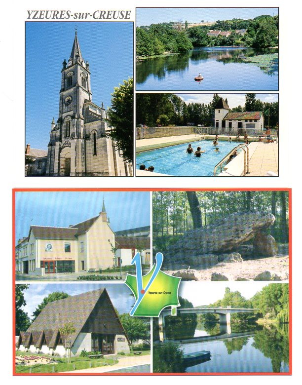 Cartes postales sur Yzeures sur Creuse (37)